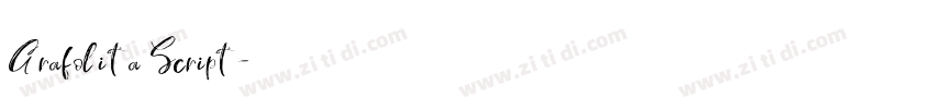 Grafolita Script字体转换 Grafolita Script字体转换